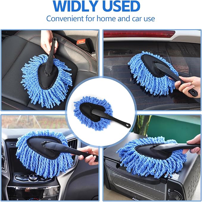 Wuyaoyao 2PCS Car Duster Set, Soft Microfiber Car Duster Interior Exterior - Image 5