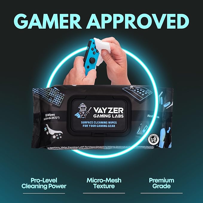 Gaming Peripheral Wipes, Keyboard Cleaner & Electronic Wipes, Safe - Image 4