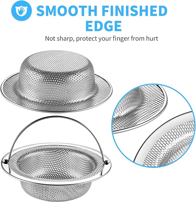 2 Pack Upgrade Kitchen Sink Strainer - Image 6