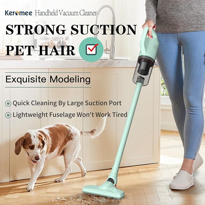 Cordless Vacuum Cleaner, Handheld Stick Mini Lightweight 2-in-1 Vacuum - Image 3