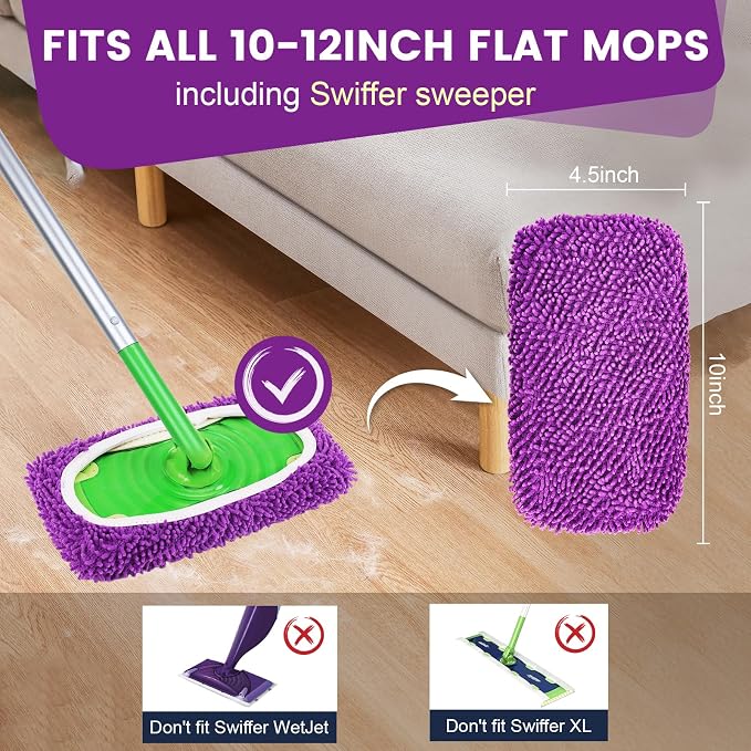 Reusable Microfiber Mop Pads - Image 2