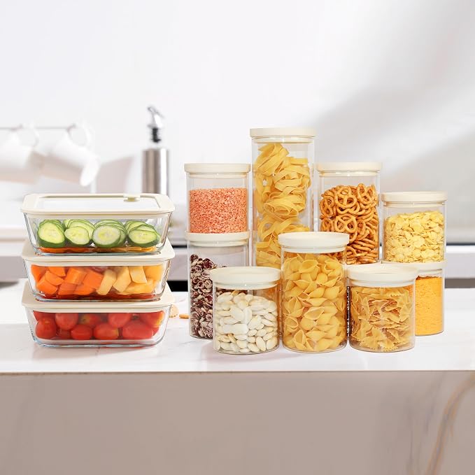 Urban Green Glass Food Storage Jar - Image 5