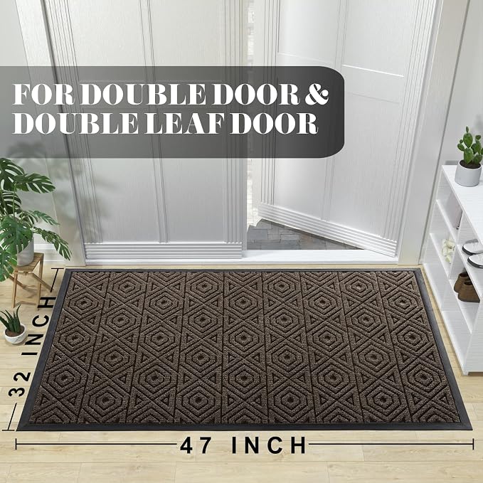 Yimobra Door Mat, Outdoor Indoor Entrance Welcome Mat, Heavy Entry Front Door - Image 6