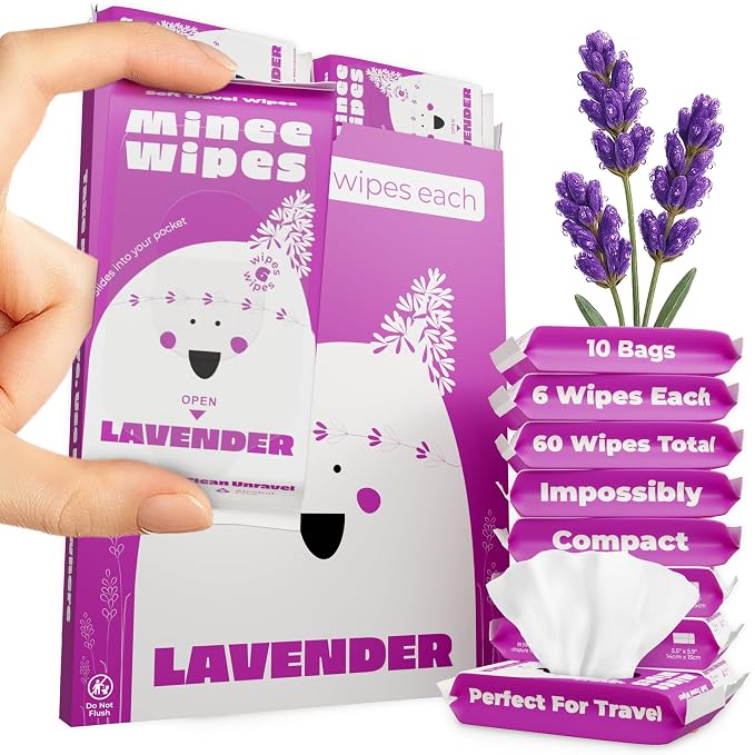 Impossibly Compact Travel Wipes by MINEEWIPES