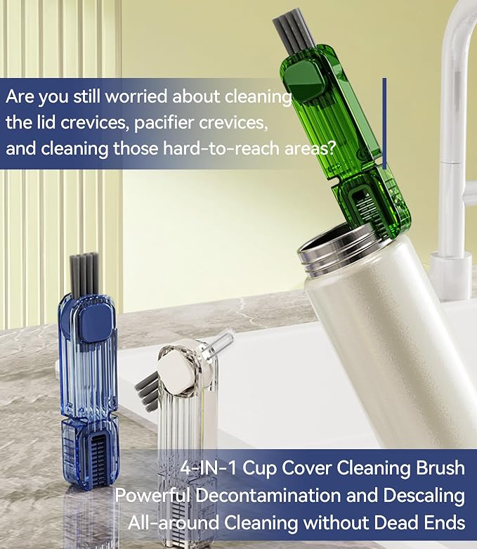 4 in 1 Cup Lid Gap Cleaning Brush - Image 6
