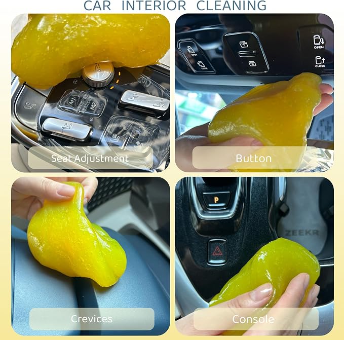 4-Pack Car Cleaning Gels Car Interior Cleaner Putty Slime Auto Detailing Tools - Image 8