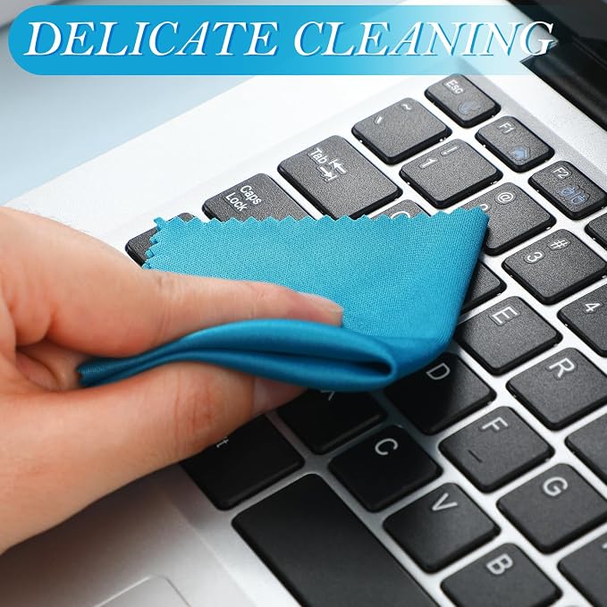 Sumind 100Pcs Eyeglass Cleaning Cloth Bulk 5.5 in Microfiber Glass Cleaning - Image 5