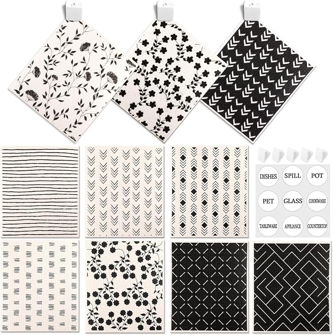 Lucomb 10 Pack Swedish Dishcloths by Lucomb