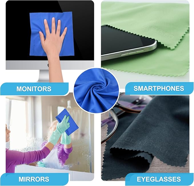 Eco-Fused Microfiber Cleaning Cloth - Image 5