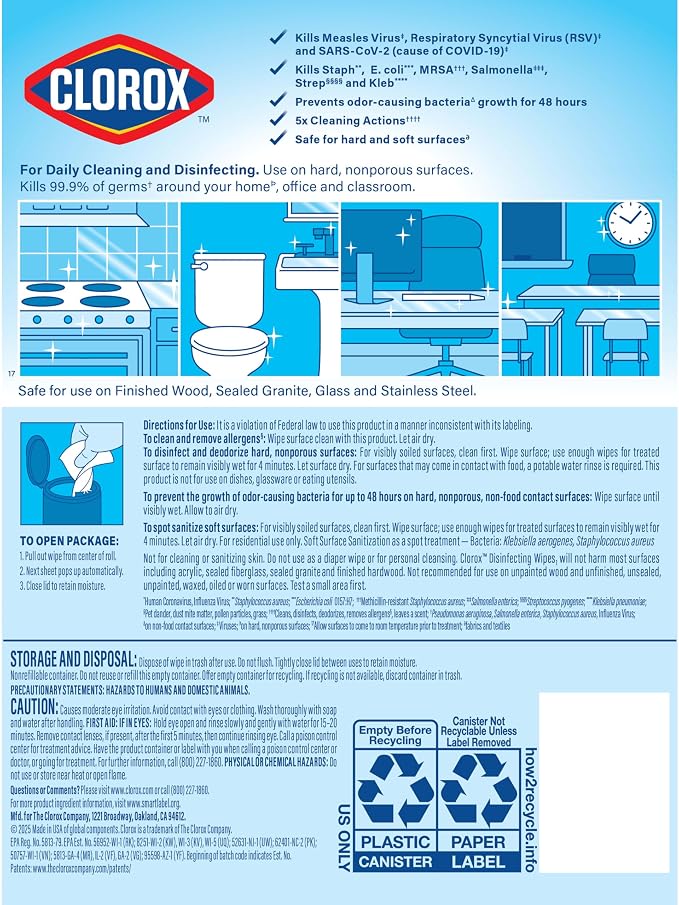 Clorox Disinfecting Cleaning Wipes - Image 10