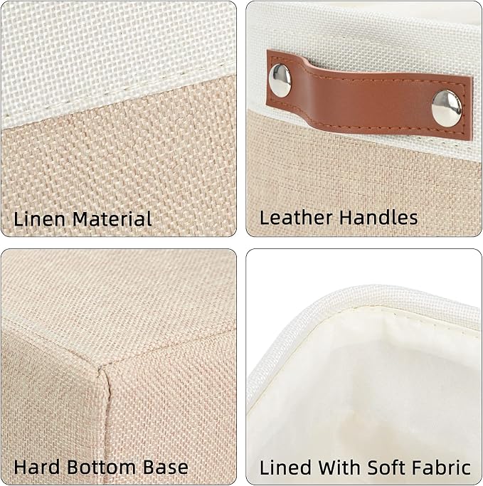 DULLEMELO Small Collapsible Fabric Basket - Image 4