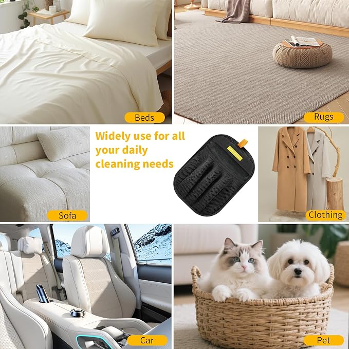 Pet Hair Removal Glove for Cats & Dogs, Upgraded Five-Finger Electrostatic Pet - Image 4
