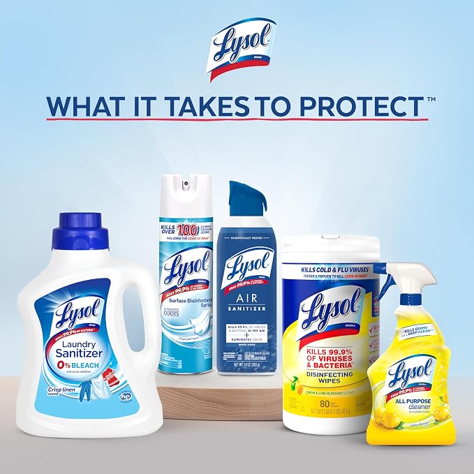 Lysol Disinfecting Wipes Bundle, Home Apartment Dorm Room Essentials and - Image 8