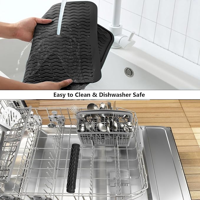 ZLR 2 Pcs Silicone Dish Drying Mats - Image 8