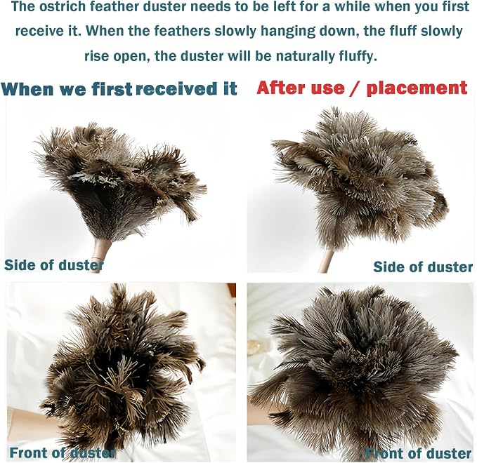 Ostrich Feather Duster for Cleaning-Furniture Dusters - Image 6