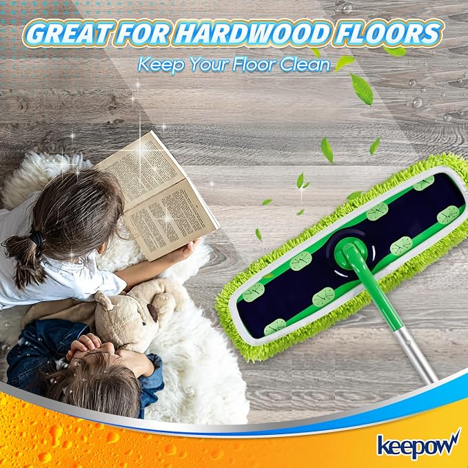KEEPOW Reusable XL Mop Pads Compatible - Image 6