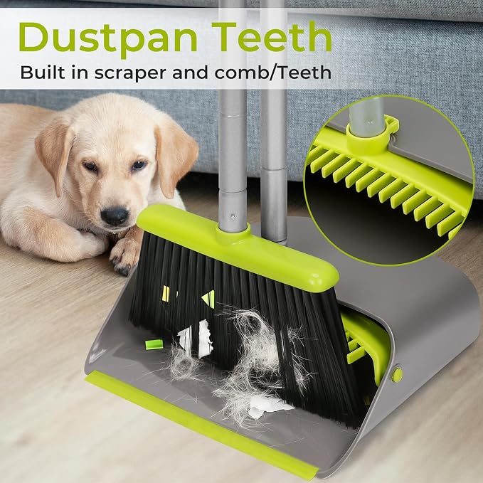 Broom and Upright Dustpan Set - Image 3