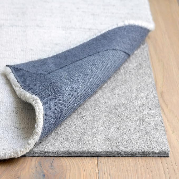 RUGPADUSA - Dual Surface - 10' Square - 3/8" Thick - Felt + Rubber - Enhanced by RugPadUSA