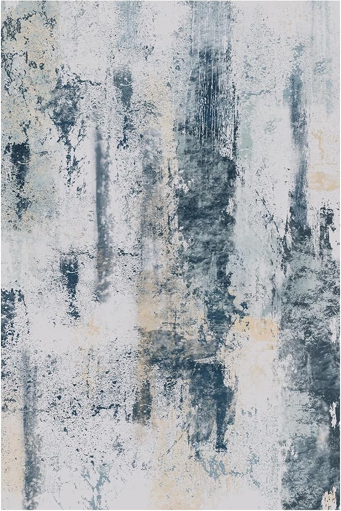6x9 Area Rugs for Living Room, Modern Abstract Washable Rug, Boho Non Slip Low - Image 9