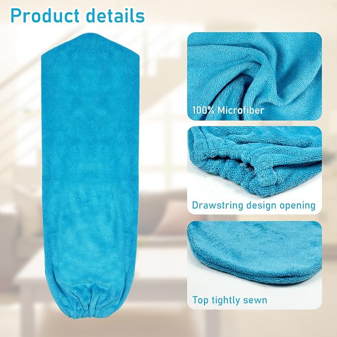 4 PCS Ceiling Fan Duster Kits, 100% Microfibre Fan Blade Cleaner - Image 3