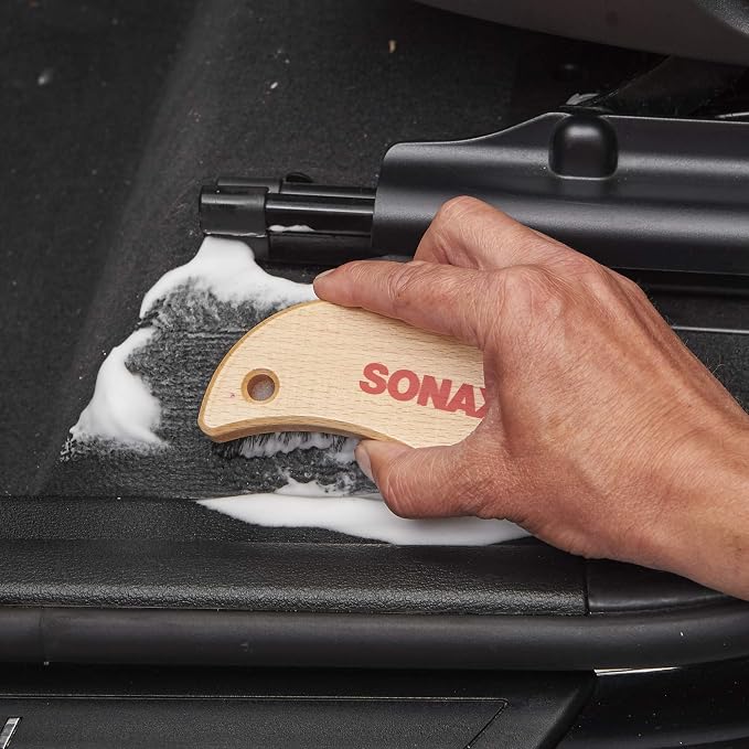 SONAX Textile & Leather Brush | Professional Interior Cleaning Brush - Image 2