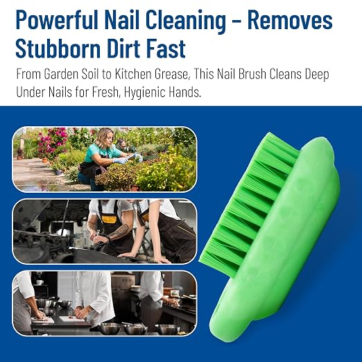 SPARTA Nail Scrub Brush Commercial-Grade, Heavy-Duty Hand and Fingernail Brush - Image 7