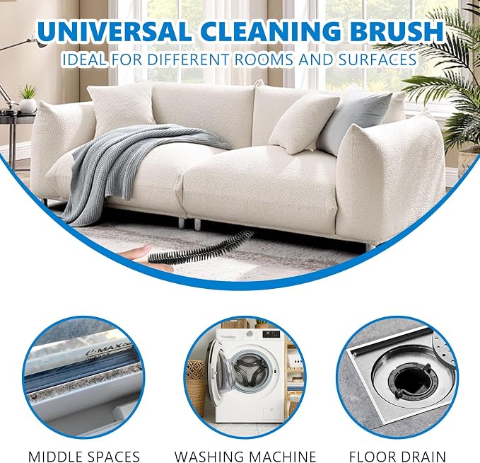 Full-Bristle Dryer Vent Cleaner Brush, Dryer Lint Brush and Lint Removal Tool - Image 3