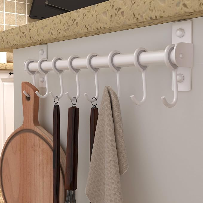 Dseap Kitchen Hooks for Hanging Utensils, Hanging Pot Rack, Kitchen Utensil - Image 3