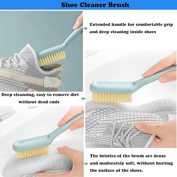 2Pack Shoe Cleaning Brush -Sneaker Shoe Cleaner Brush-Soft Bristle Cleaning - Image 4