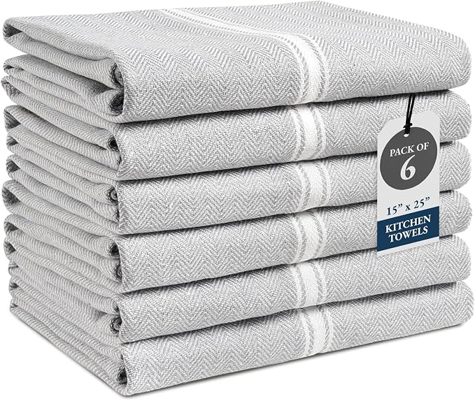 LANE LINEN 100% Cotton Kitchen Towels Set by LaneLinen