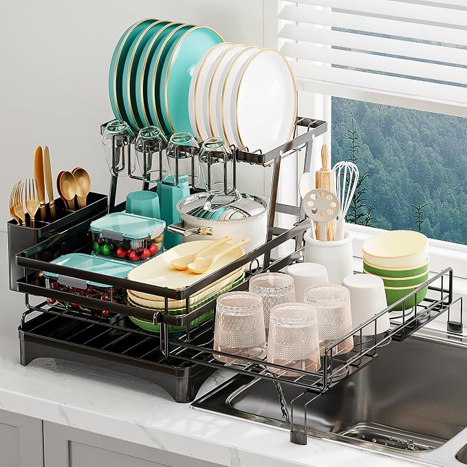 2 Tier Dish Drying Rack by Unknown