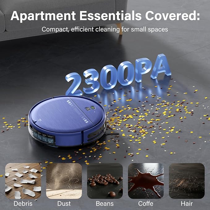 Robot Vacuum and Mop Combo, 2 in 1 Robotic Vacuum Cleaner - Image 3