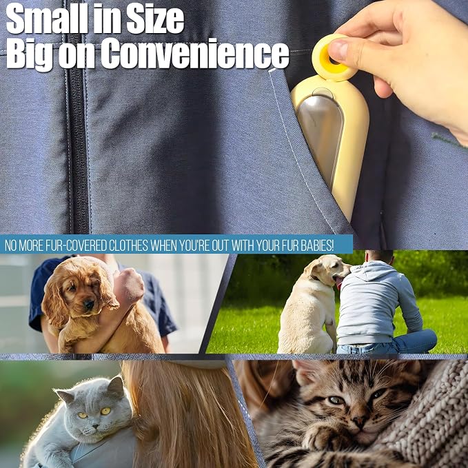 Lint Roller Resuable for Clothes, Magic Self- Cleaning Pet Hair Remover for - Image 5