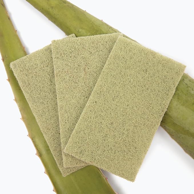 Full Circle Agave Leaf Scour Pads – Pack of 3 – Maximum Strength, Non-Scratch - Image 2