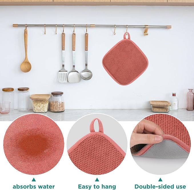 Microfiber Dish Drying Mat, Super Absorbent Kitchen Dish Drying Pad, Reversible - Image 4
