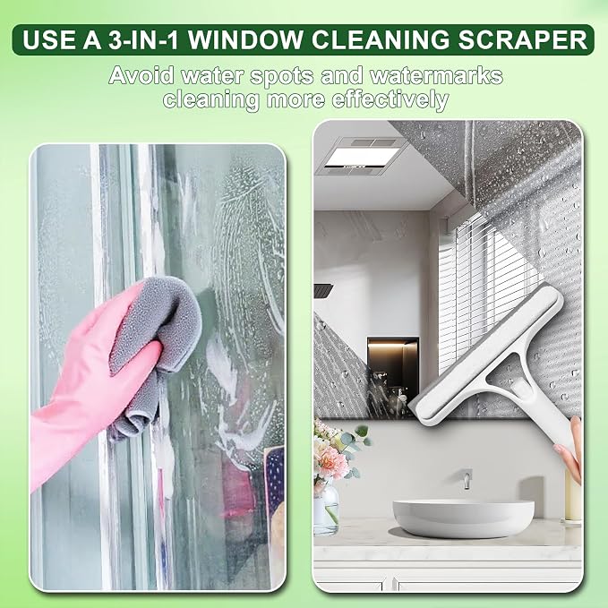 3 in 1 Window Cleaning Scraper, Window Squeegee - Image 5