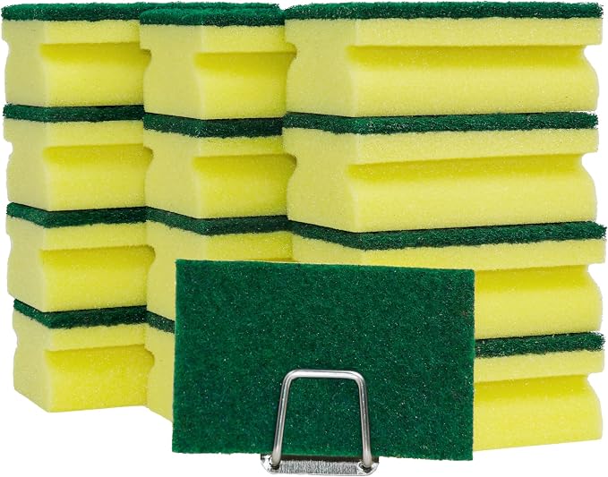 Sponges, Eco Non-Scratch Scrub Pads, Dish Scrubber by NESTLY