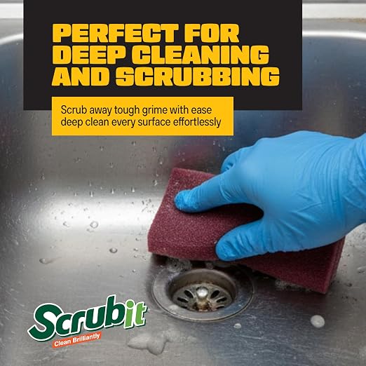 SCRUBIT 6 x 9 in. General Purpose Scuff Pads, Paint Primer Prep Adhesion - Image 4