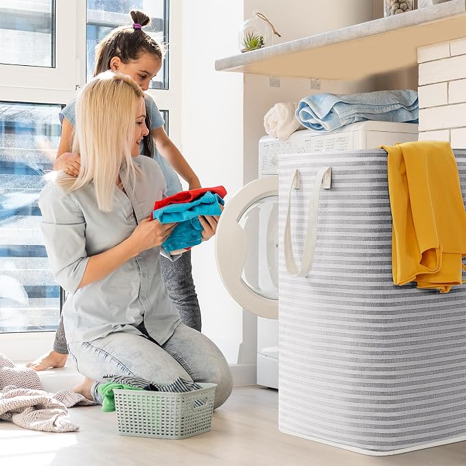 Lifewit 3 Pack Laundry Hamper Large Collapsible Laundry Baskets, Freestanding - Image 7