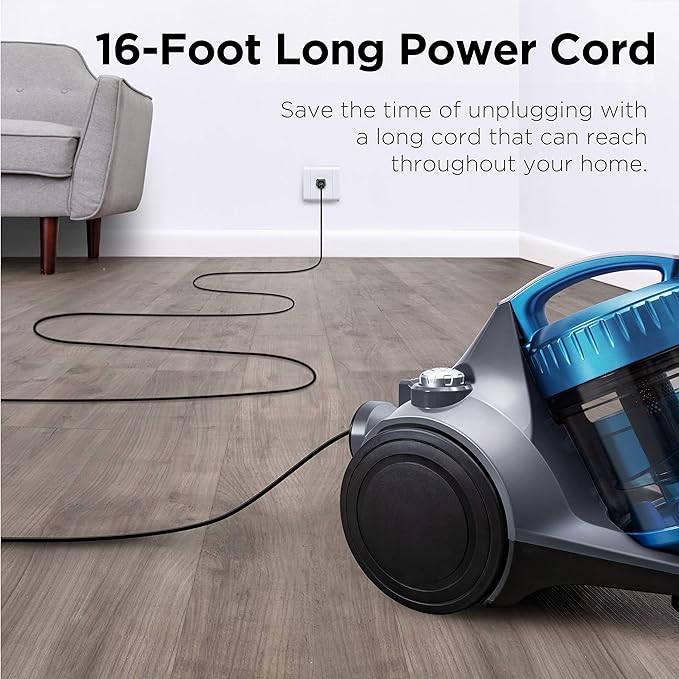 Eureka WhirlWind Bagless Canister 2.5L Vacuum Cleaner, Lightweight Vac - Image 8