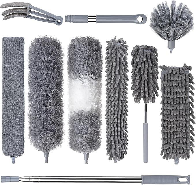 Dusters for Cleaning, Feather Duster Set, and Washable for Ceilings, Chandeliers by Unknown