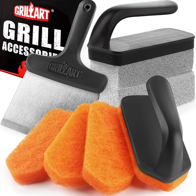 GRILLART Griddle Cleaning Kit for Blackstone, Flat Top Grill Cleaning Kit by GRILLART
