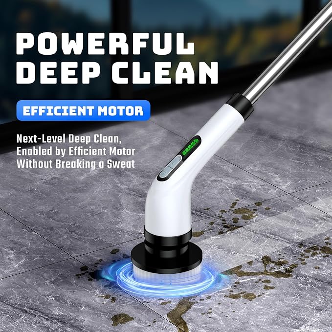 Electric Spin Scrubber for Bathroom: Shower Scrubber - Image 5