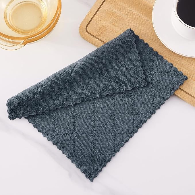 Homaxy 18 Pack Kitchen Dish Cloths, Super Soft and Absorbent Coral Velvet Dish - Image 7