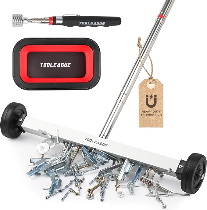 TOOLEAGUE 17" Rolling Magnetic Sweeper by TOOLEAGUE