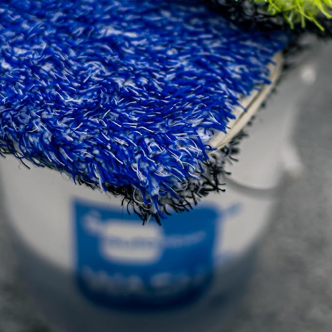 Plush Car Wash Pad Blue/Black - Image 3