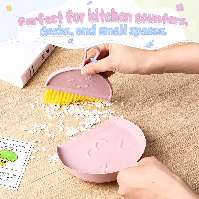 LemonRoad 24 Pcs Mini Broom and Dustpan Set - Image 6
