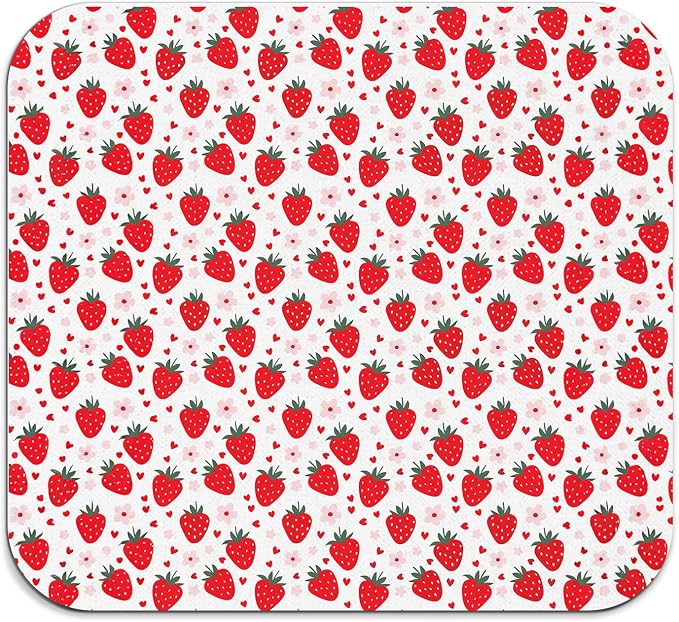 Strawberry Dish Drying Mat by Unknown