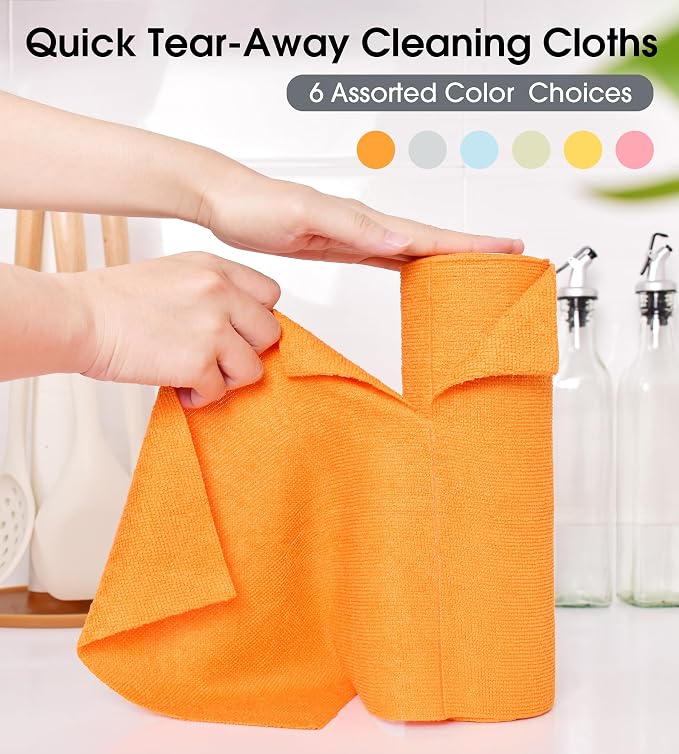 KitchLife Microfiber Cleaning Cloth Roll - Image 5