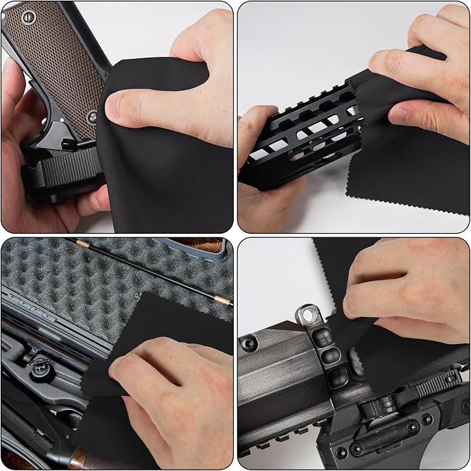10PCS Gun Cleaning Cloth Rags12 x12 - Image 5